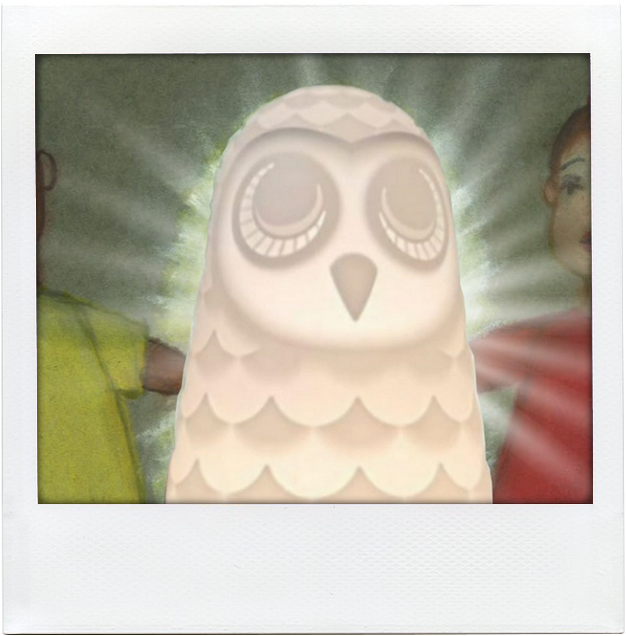 Ollie & the Scary Story polaroid